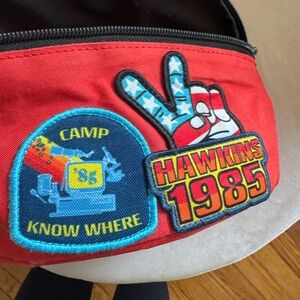 Stranger Things Hawkins 1985 Red Kids Fanny Pack belt bag